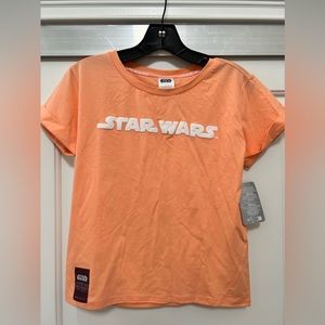 Star Wars Logo Fashion T-Shirt for Girls. Size 11/12